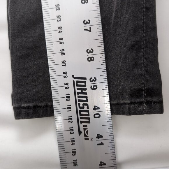 7 For All Mankind Women's Gray Gwenevere Jeggings High Waist Ankle Crop, Size 27 - Picture 6 of 6